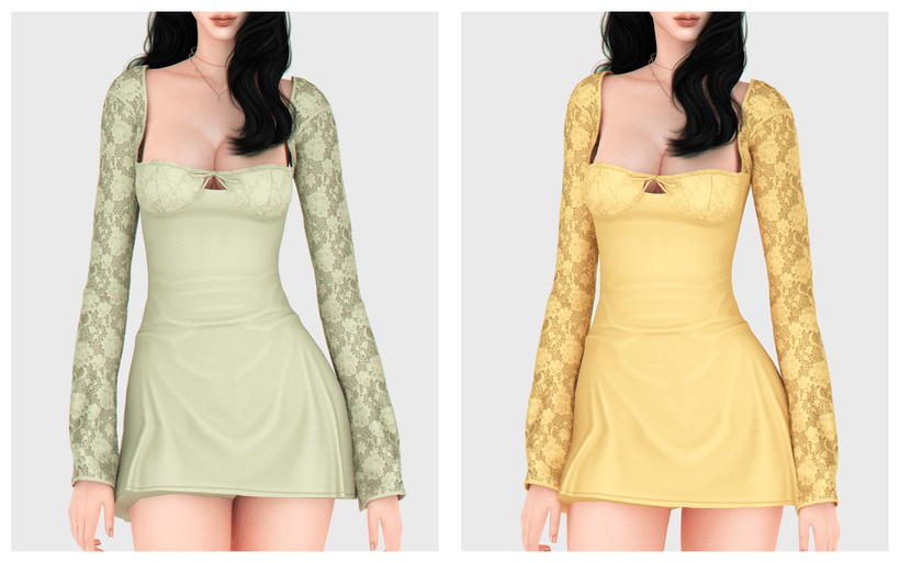 Галерея мода Коллекция платьев Late Bloom Set #3